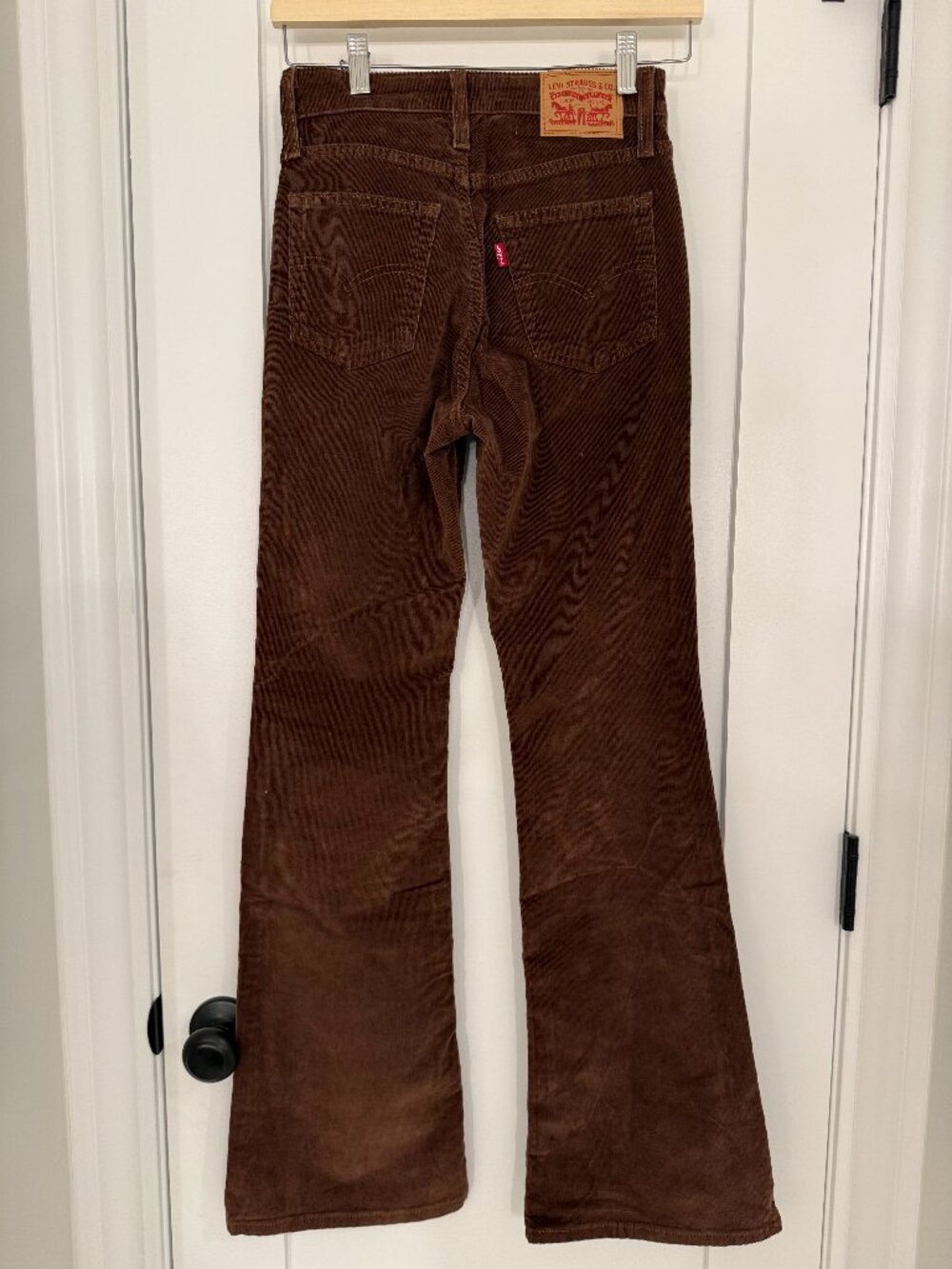 Levi's 726 Brown Corduroy Flare, Size 25